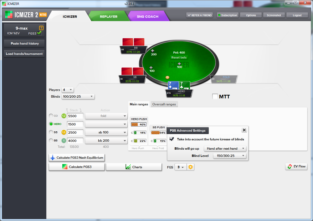 Poker Split Pot Odd Chip